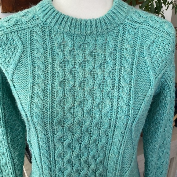 Merona Women's Wool Blend Sweater in Teal - Picture 8 of 16